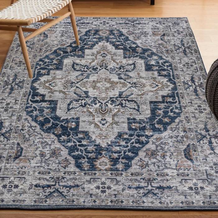 Jonathan Y WASHABLE Gray WSH102B 2ft.-11in. X 5ft. Rect. Rug