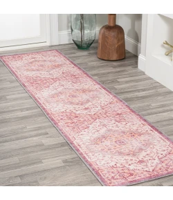 Jonathany Wsh103A WSH103A Red/Orange/Cream Area Rug 2 ft. X 8 ft. Rectangle