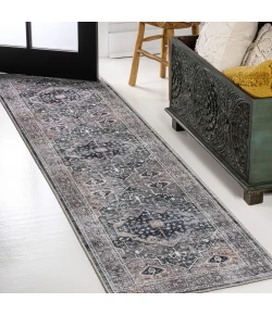 Jonathan Y WASHABLE Blue WSH103C 2ft. X 8ft. Rect. Rug