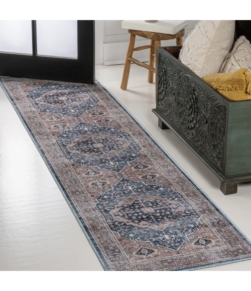 Jonathan Y WASHABLE Red WSH103D 2ft. X 8ft. Rect. Rug