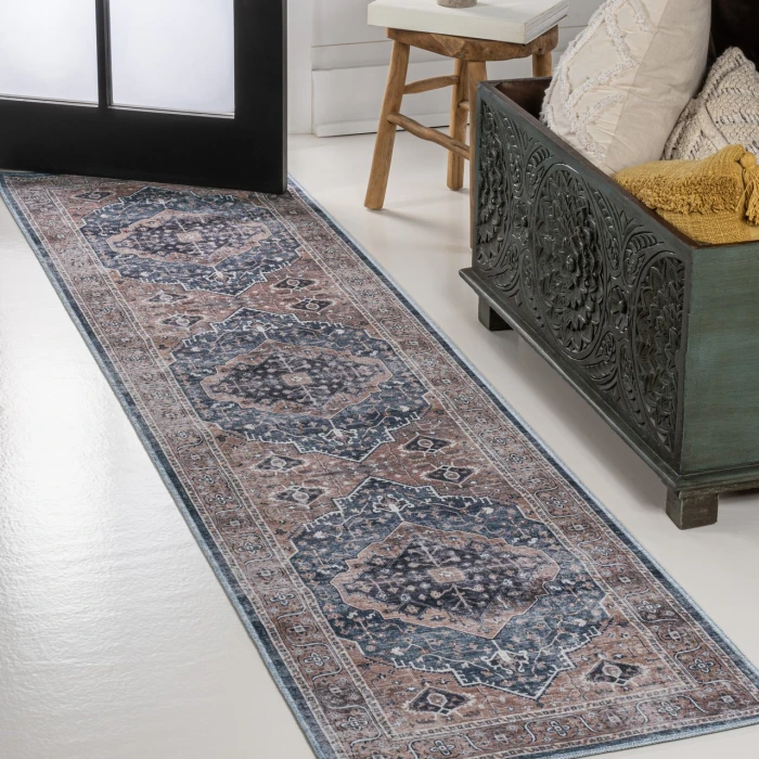 Jonathan Y WASHABLE Red WSH103D 2ft. X 8ft. Rect. Rug