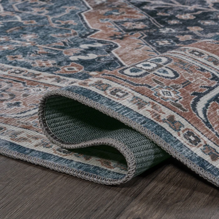 Jonathan Y WASHABLE Red WSH103D 2ft. X 8ft. Rect. Rug