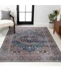 Jonathan Y WASHABLE Blue WSH103C 2ft.-11in. X 5ft. Rect. Rug