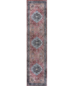 Jonathan Y WASHABLE Red WSH103D 2ft. X 8ft. Rect. Rug