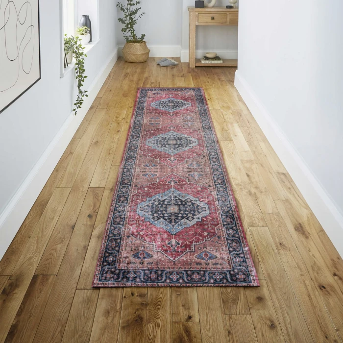 Jonathan Y WASHABLE Red WSH103D 2ft. X 8ft. Rect. Rug
