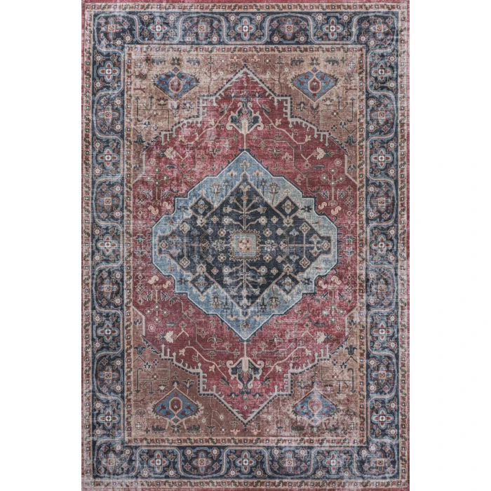 Jonathan Y WASHABLE Red WSH103D 2ft.-11in. X 5ft. Rect. Rug