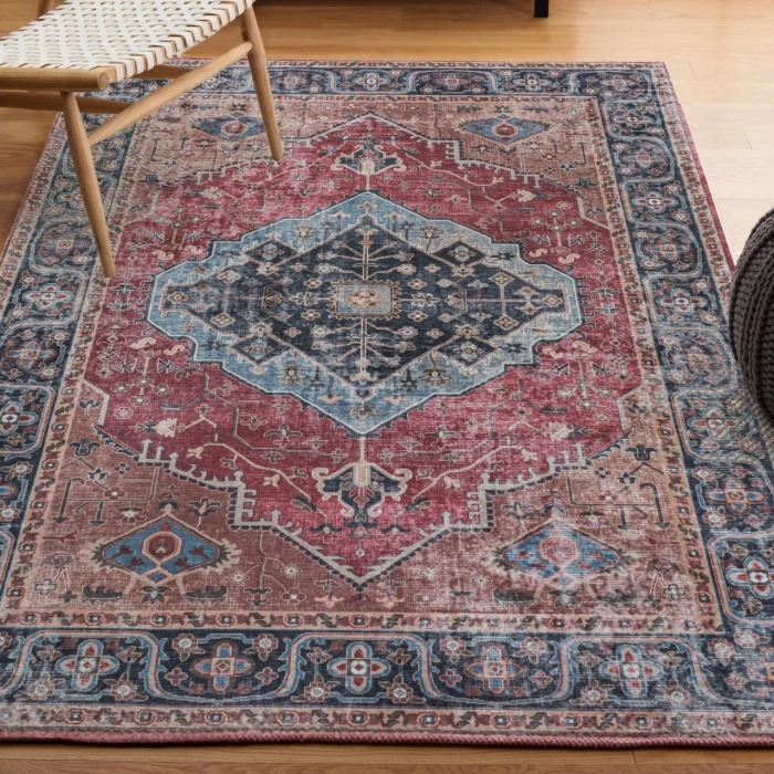 Jonathan Y WASHABLE Red WSH103D 2ft.-11in. X 5ft. Rect. Rug
