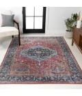 Jonathan Y WASHABLE Red WSH103D 3ft.-11in. X 6ft. Rect. Rug