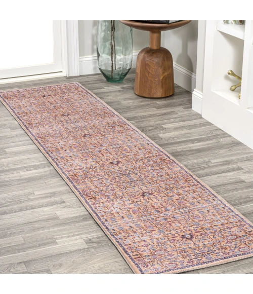 Kemer All-Over Persian Washable Multi 2 ft. x 8 ft. Runner Rug
