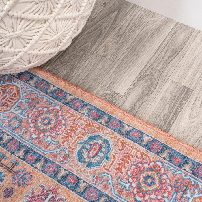Kemer All-Over Persian Washable Multi 4 ft. x 6 ft. Area Rug