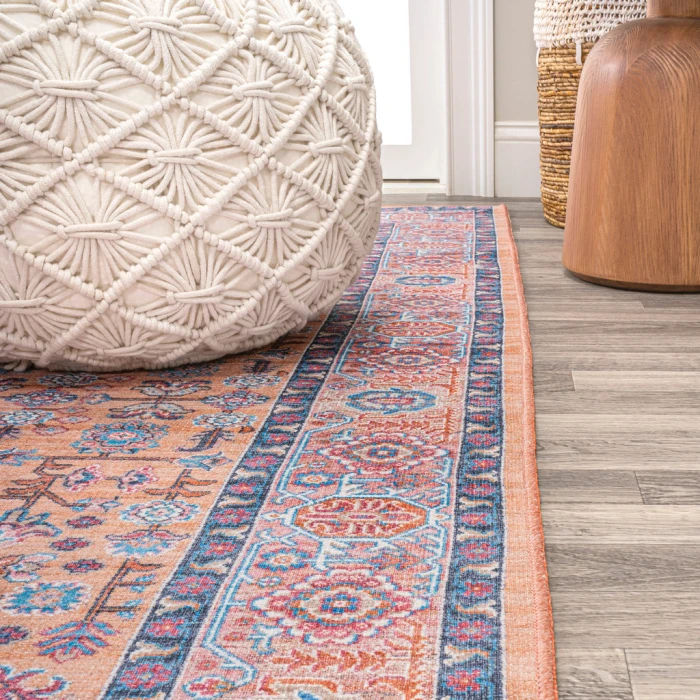 Kemer All-Over Persian Washable Multi 4 ft. x 6 ft. Area Rug
