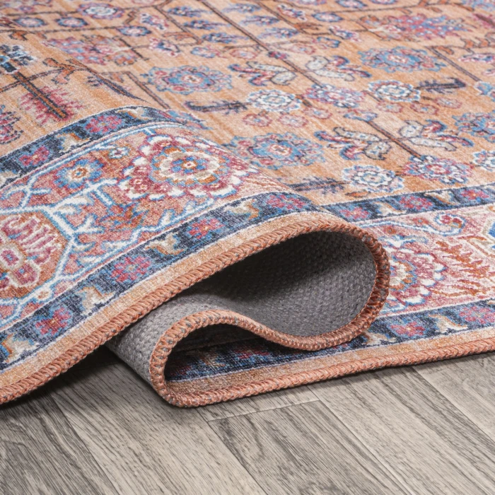 Jonathan Y WASHABLE Multi-Colored WSH104A 6ft. Round Rug