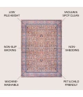 Jonathan Y WASHABLE Red WSH105A 9ft. X 12ft. Rect. Rug