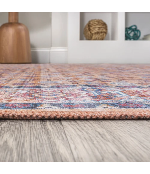 Jonathan Y WASHABLE Multi-Colored WSH104A 5ft.3in. Round Rug