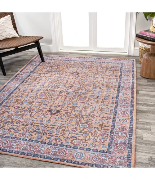 Kemer All-Over Persian Washable Multi 3 ft. x 5 ft. Area Rug