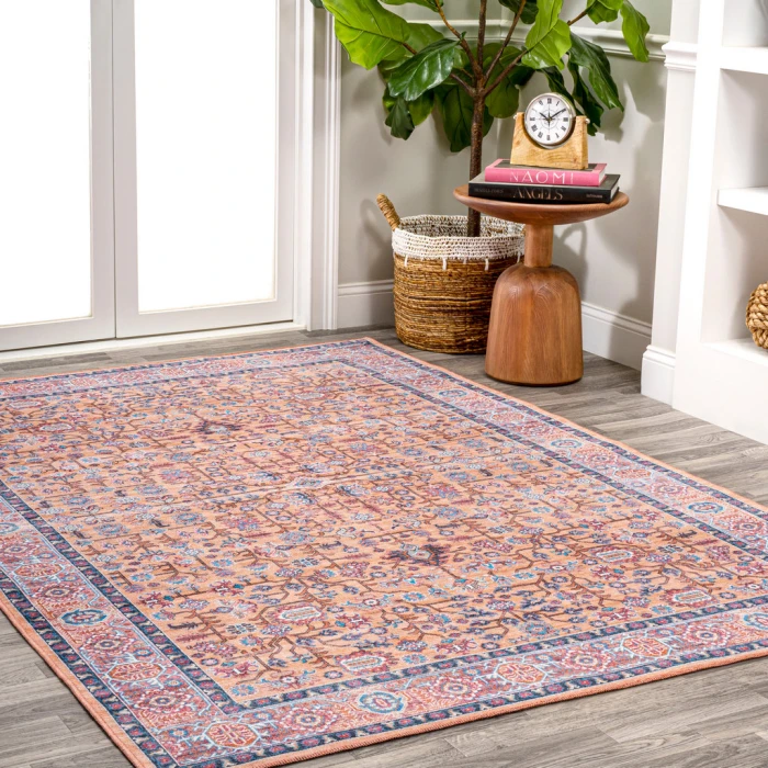 Kemer All-Over Persian Washable Multi 4 ft. x 6 ft. Area Rug