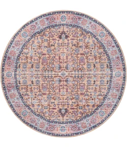Jonathan Y WASHABLE Multi-Colored WSH104A 7ft.-10in. Round Rug