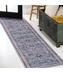 Jonathan Y WASHABLE Blue WSH104B 2ft. X 8ft. Rect. Rug