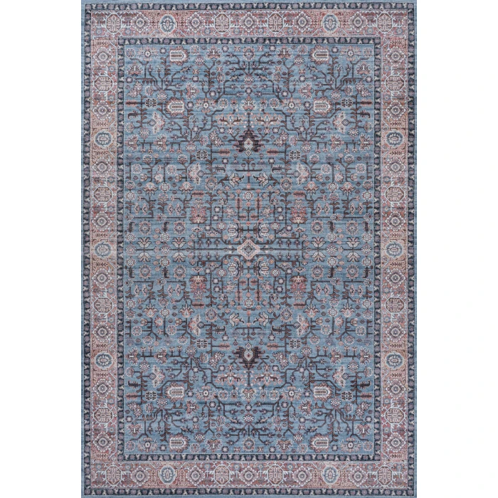 Jonathan Y WASHABLE Blue WSH104B 2ft.-11in. X 5ft. Rect. Rug