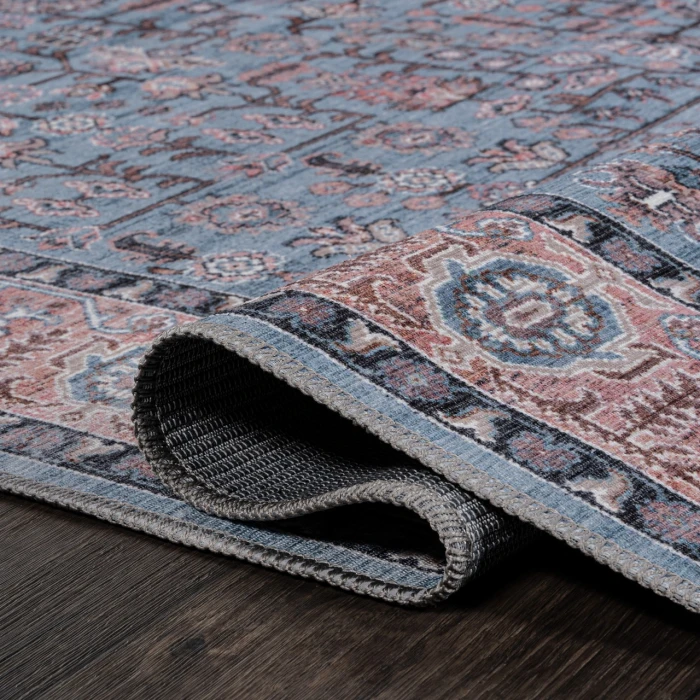 Jonathan Y WASHABLE Blue WSH104B 2ft.-11in. X 5ft. Rect. Rug