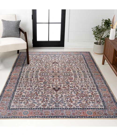 Jonathan Y WASHABLE Beige WSH104C 3ft.-11in. X 6ft. Rect. Rug