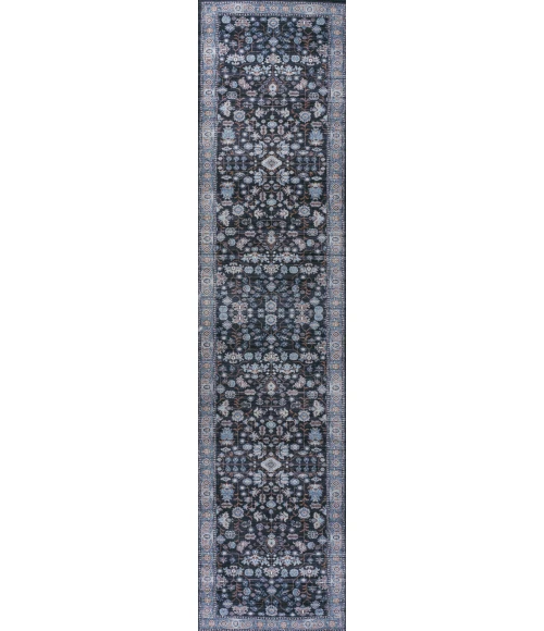 Jonathan Y WASHABLE Black WSH104D 2ft. X 8ft. Rect. Rug