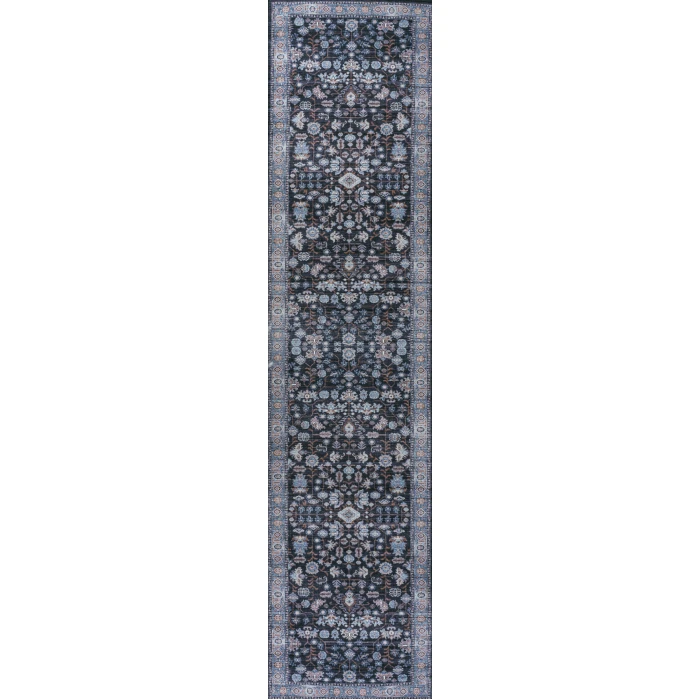Jonathan Y WASHABLE Black WSH104D 2ft. X 8ft. Rect. Rug