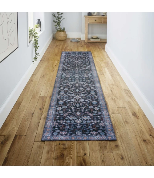 Jonathan Y WASHABLE Black WSH104D 2ft. X 8ft. Rect. Rug