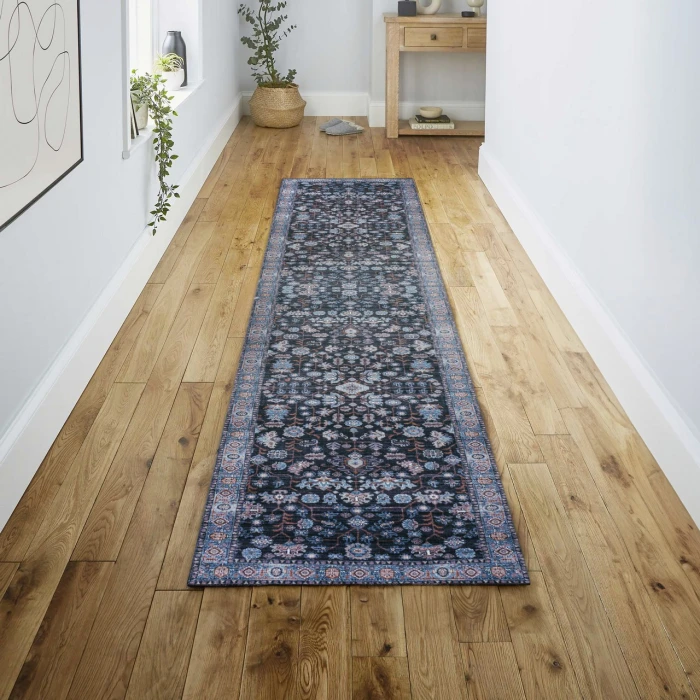 Jonathan Y WASHABLE Black WSH104D 2ft. X 8ft. Rect. Rug