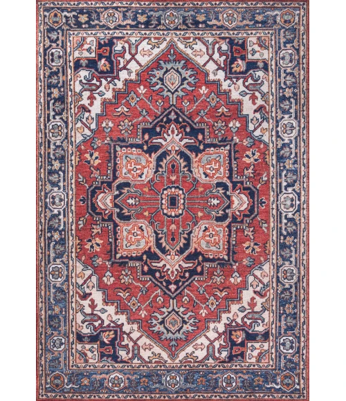 Jonathan Y WASHABLE Blue WSH105B 9ft. X 12ft. Rect. Rug