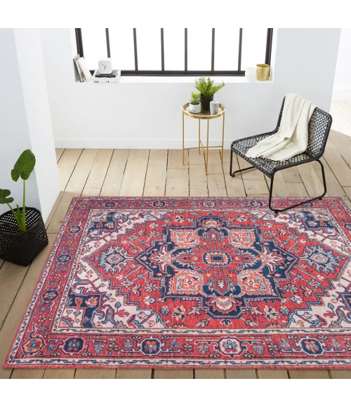 Jonathan Y WASHABLE Blue WSH105B 9ft. X 12ft. Rect. Rug