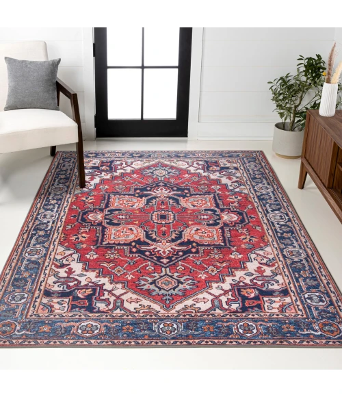 Jonathan Y WASHABLE Blue WSH105B 9ft. X 12ft. Rect. Rug