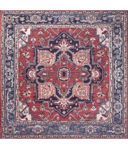 Jonathan Y WASHABLE Blue WSH105B 7ft.-10in. Square Rug