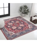 Jonathan Y WASHABLE Blue WSH105B 7ft.-10in. Square Rug
