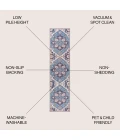 Jonathan Y WASHABLE Blue WSH105B 2ft. X 10ft. Rect. Rug