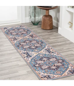 Jonathany Wsh105B WSH105B Blue/Beige Area Rug 2 ft. X 8 ft. Rectangle