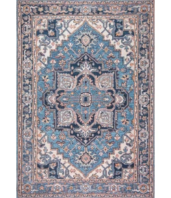 Jonathany Wsh105B WSH105B Blue/Beige Area Rug 7 ft. 10 in. X 10 ft. Rectangle