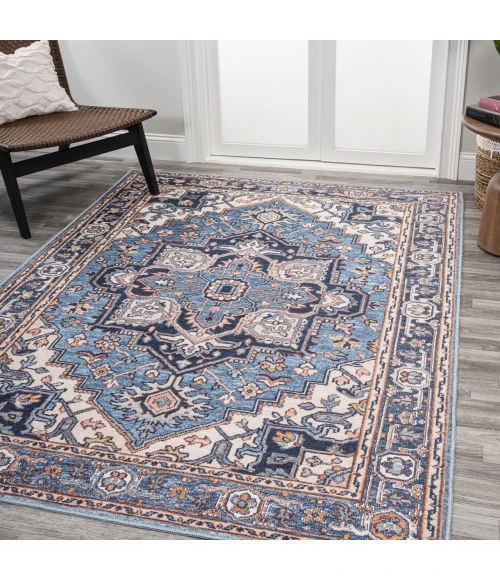 Jonathan Y WASHABLE Orange WSH108A 9ft. X 12ft. Rect. Rug