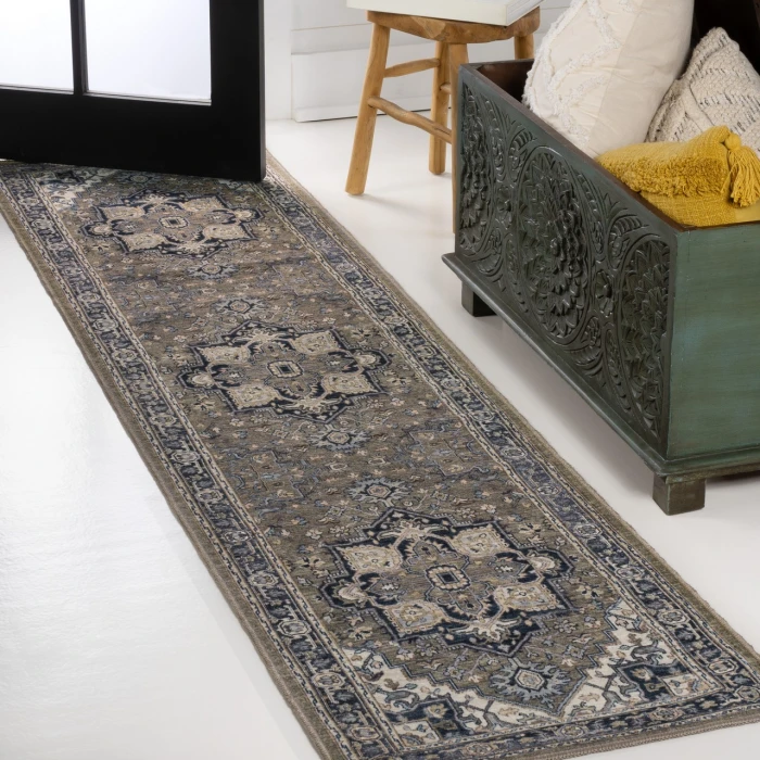 Jonathan Y WASHABLE Green WSH105C 2ft. X 8ft. Rect. Rug