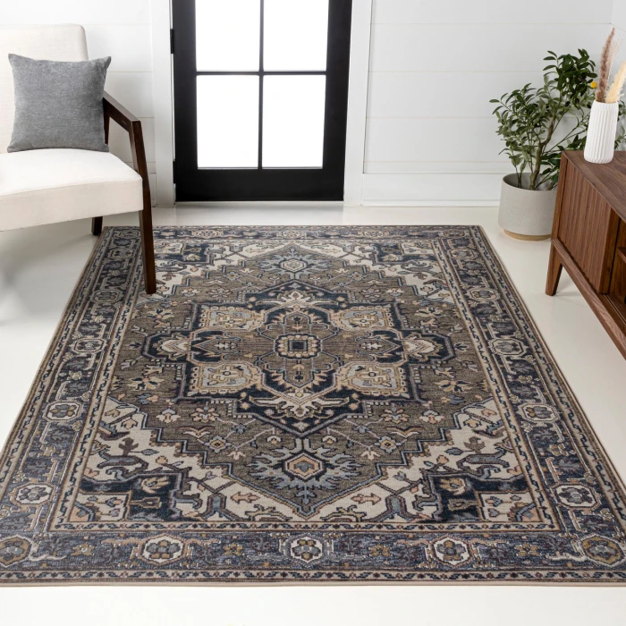 Jonathan Y WASHABLE Green WSH105C 2ft.-11in. X 5ft. Rect. Rug