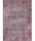 Victoria Ornate Persian All-Over Washable Brown/Gray 4 ft. x 6 ft. Area Rug