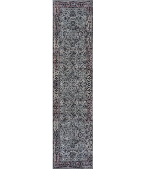 Jonathan Y WASHABLE Gray WSH106B 2ft. X 8ft. Rect. Rug