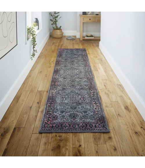 Jonathan Y WASHABLE Gray WSH106B 2ft. X 8ft. Rect. Rug