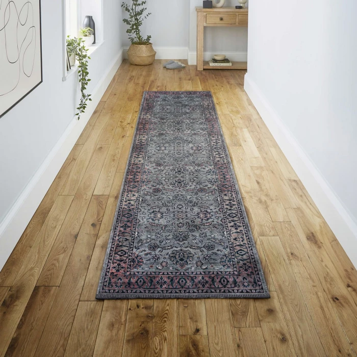 Jonathan Y WASHABLE Gray WSH106B 2ft. X 8ft. Rect. Rug