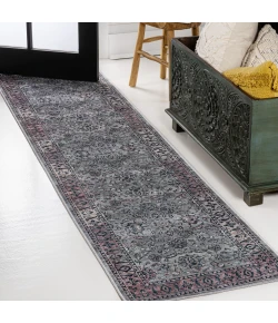 Jonathan Y WASHABLE Gray WSH106B 2ft. X 8ft. Rect. Rug