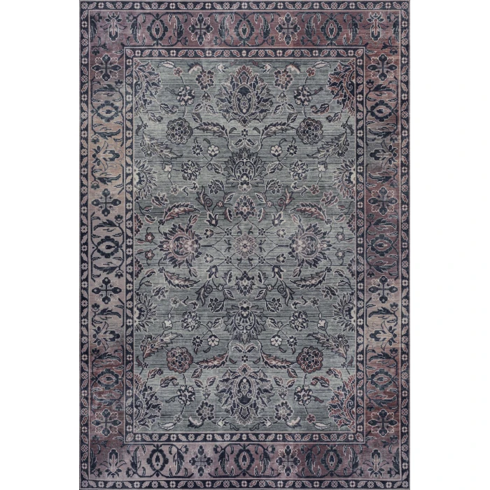 Jonathan Y WASHABLE Gray WSH106B 5ft.3in. X 7ft.7in. Rect. Rug