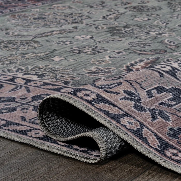 Jonathan Y WASHABLE Gray WSH106B 5ft.3in. X 7ft.7in. Rect. Rug