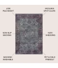 Jonathan Y WASHABLE Gray WSH106B 3ft.-11in. X 6ft. Rect. Rug