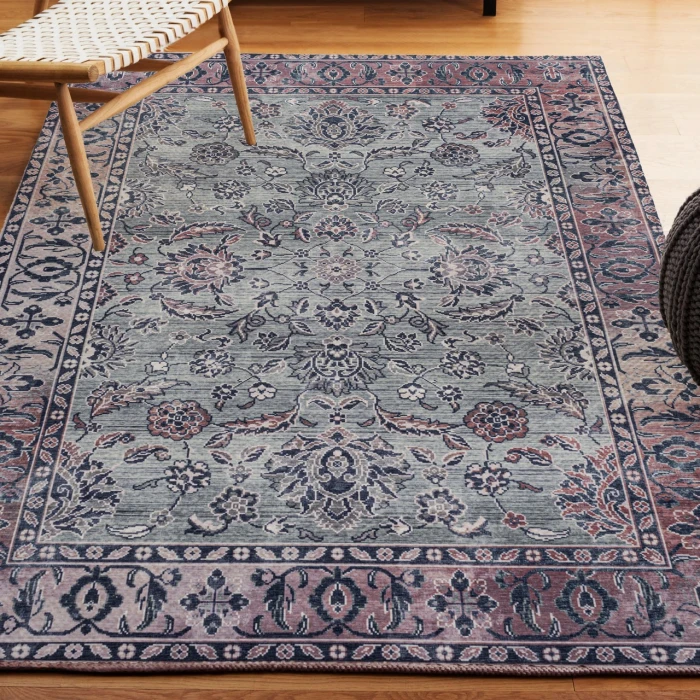 Jonathan Y WASHABLE Gray WSH106B 5ft.3in. X 7ft.7in. Rect. Rug