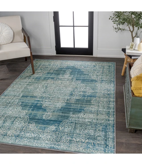 Jonathan Y WASHABLE Purple WSH107C 7ft.-10in. X 10ft. Rect. Rug